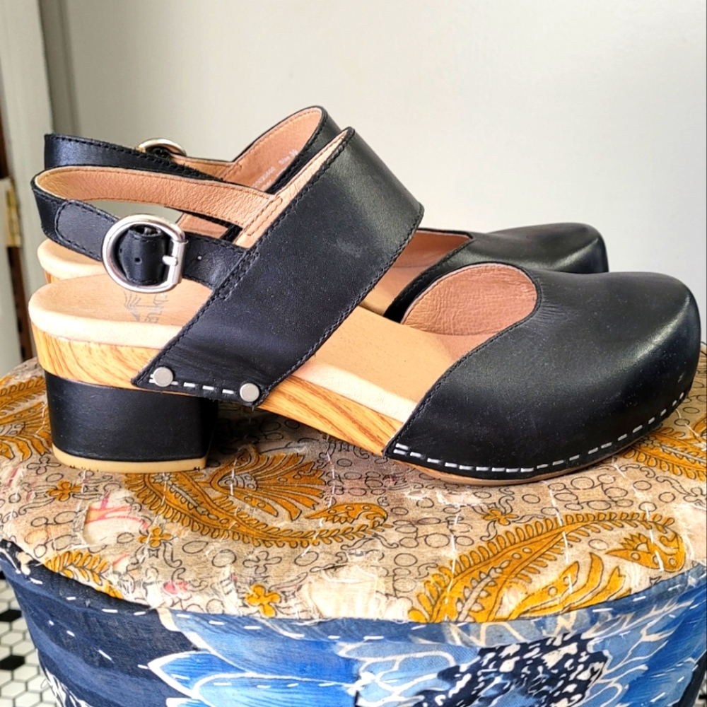 Dansko black clogs
